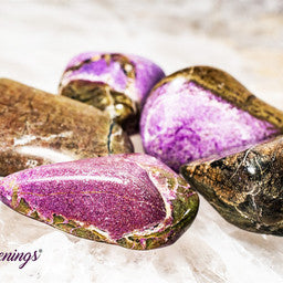 Atlantisite (Stichtite in Serpentine Tasmanite) - Tumbled