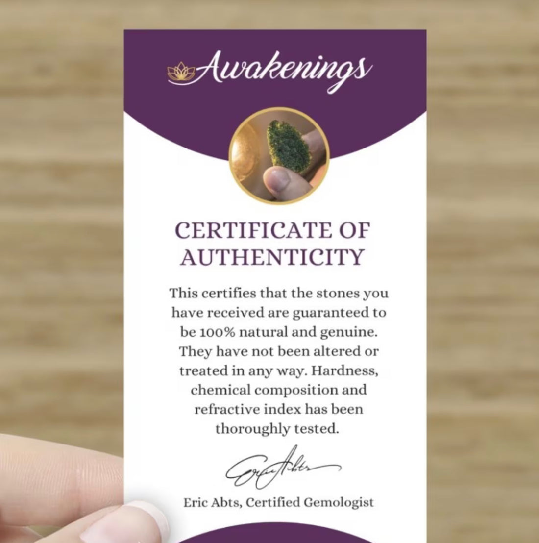 Seraphinite - Tumbled