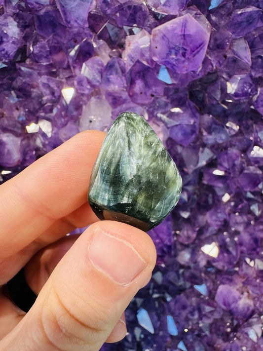 Seraphinite - Tumbled