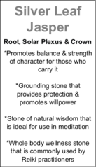 Silver Leaf Jasper - Tumbled