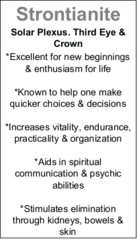 Strontianite - Tumbled