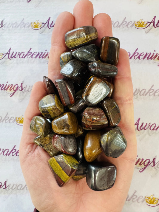 Tiger Iron (Mugglestone Muggle Stone) - Tumbled