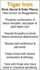 Tiger Iron (Mugglestone Muggle Stone) - Tumbled