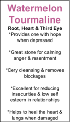 Watermelon Tourmaline - Tumbled Pink Green