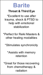 White Barite Medium - Tumbled