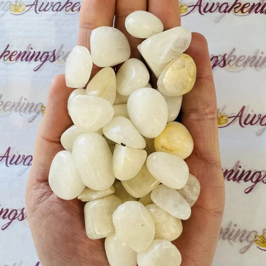 White Cryolite - Tumbled