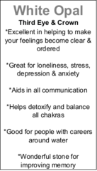 White Opal - Tumbled