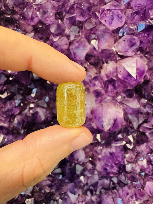 Yellow Apatite - Tumbled