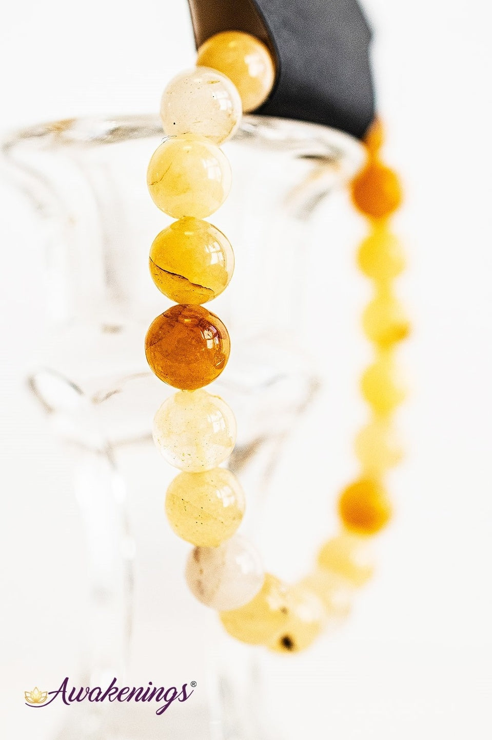 Yellow Jade Bracelet-8mm