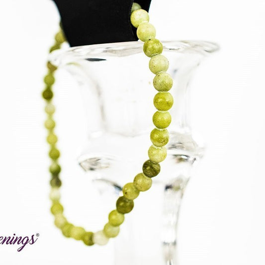 Chinese Green Jade Bracelet-4mm