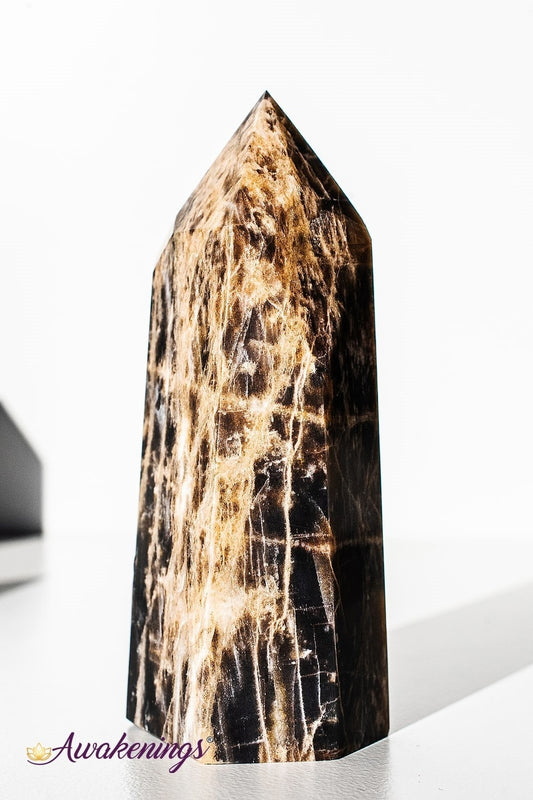 Black Moonstone Tower/Point/Generator -Medium(2-4")