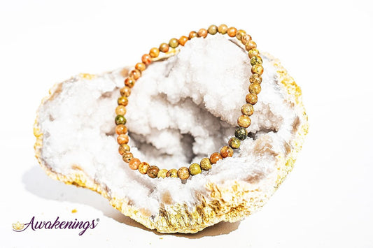 Autumn Jasper Bracelet-4mm