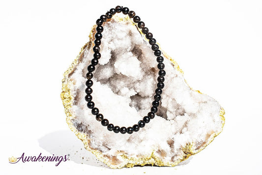 Arfvedsonite Bracelet - 4mm