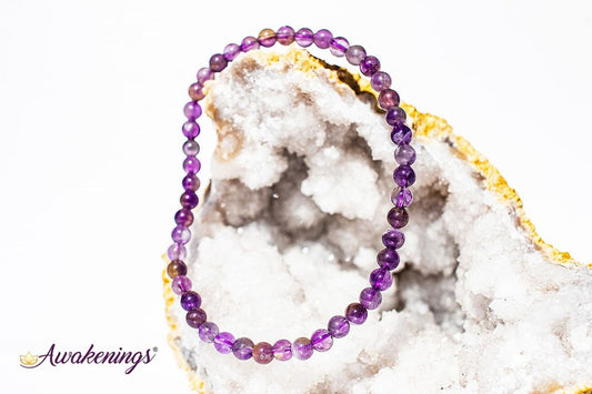 Amethyst Bracelet- 4mm
