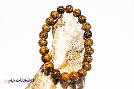 Arabic/Miriam Jasper Bracelet-8mm