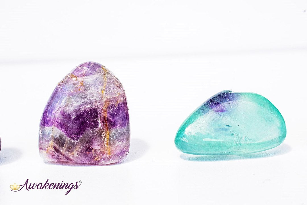 Rainbow Fluorite - Tumbled