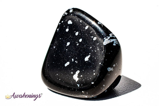 Snowflake Obsidian - Tumbled