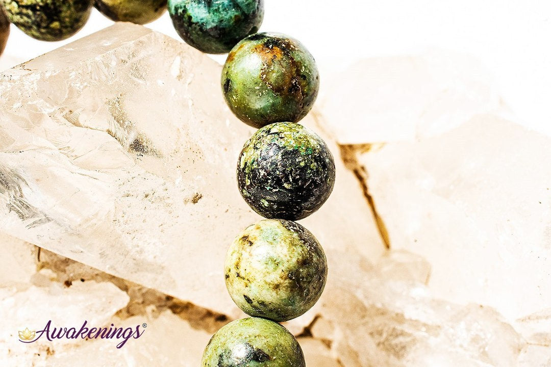 African Turquoise Bracelet-8mm