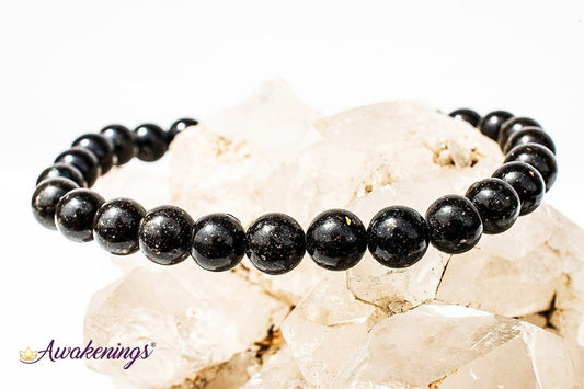 Black Opal Bracelet - 6mm