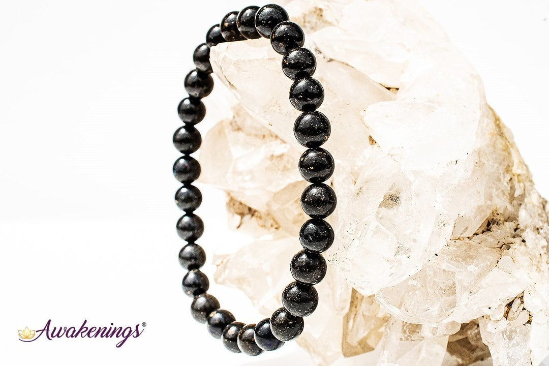 Black Opal Bracelet - 6mm