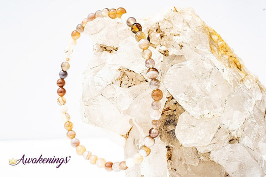 Botswana Agate Bracelet -4mm