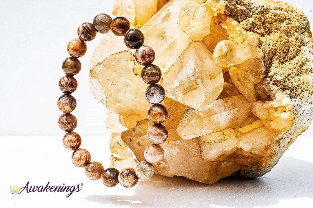 Black Moonstone Bracelet-8mm