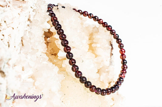 Garnet Bracelet- 4mm