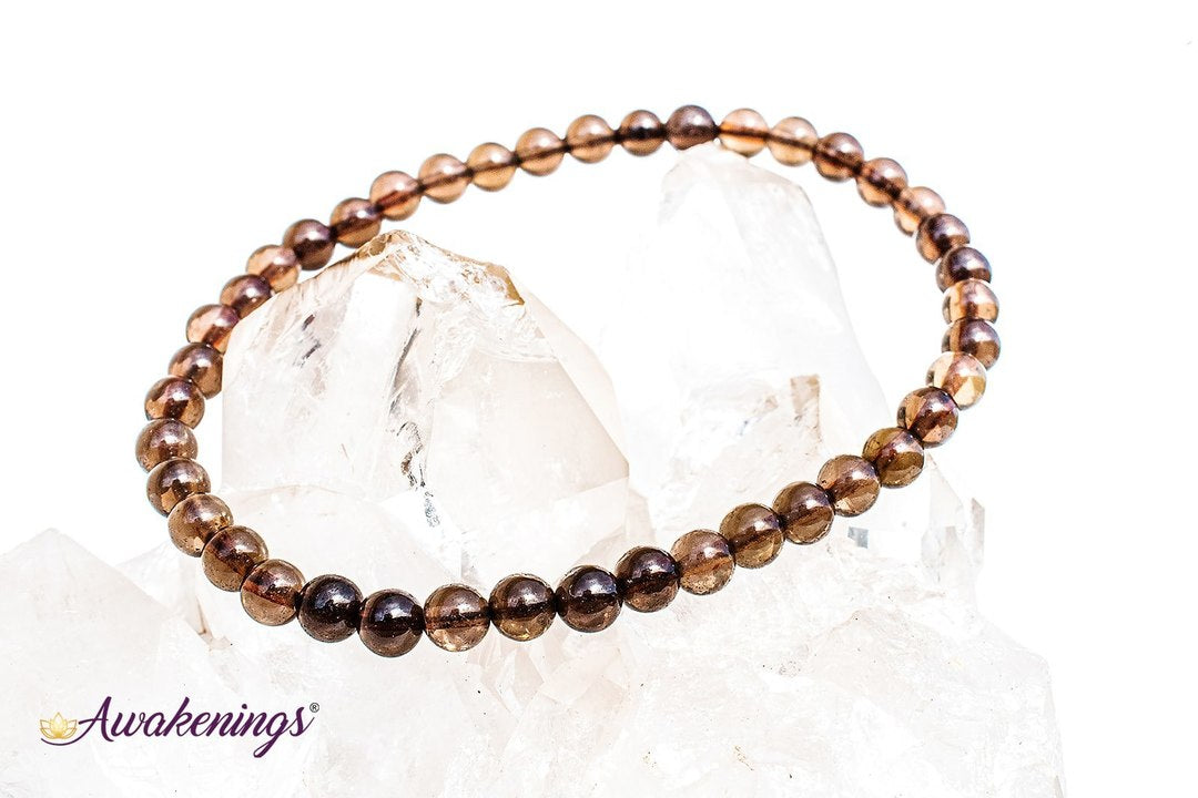 Smoky Quartz Bracelet-4mm