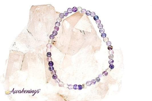 Rainbow Fluorite Bracelet- 4mm