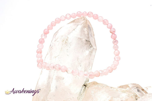 Rose Quartz Bracelet-4mm