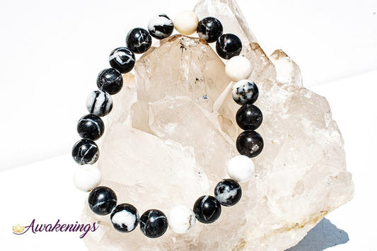 Zebra Agate Bracelet-8mm