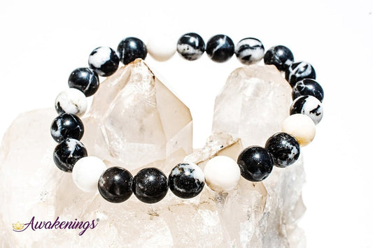 Zebra Agate Bracelet-8mm