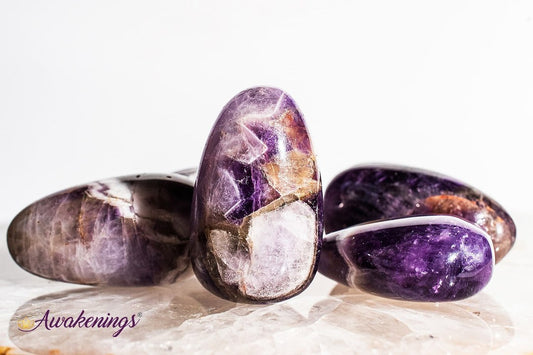 Chevron Amethyst- Large Tumbled