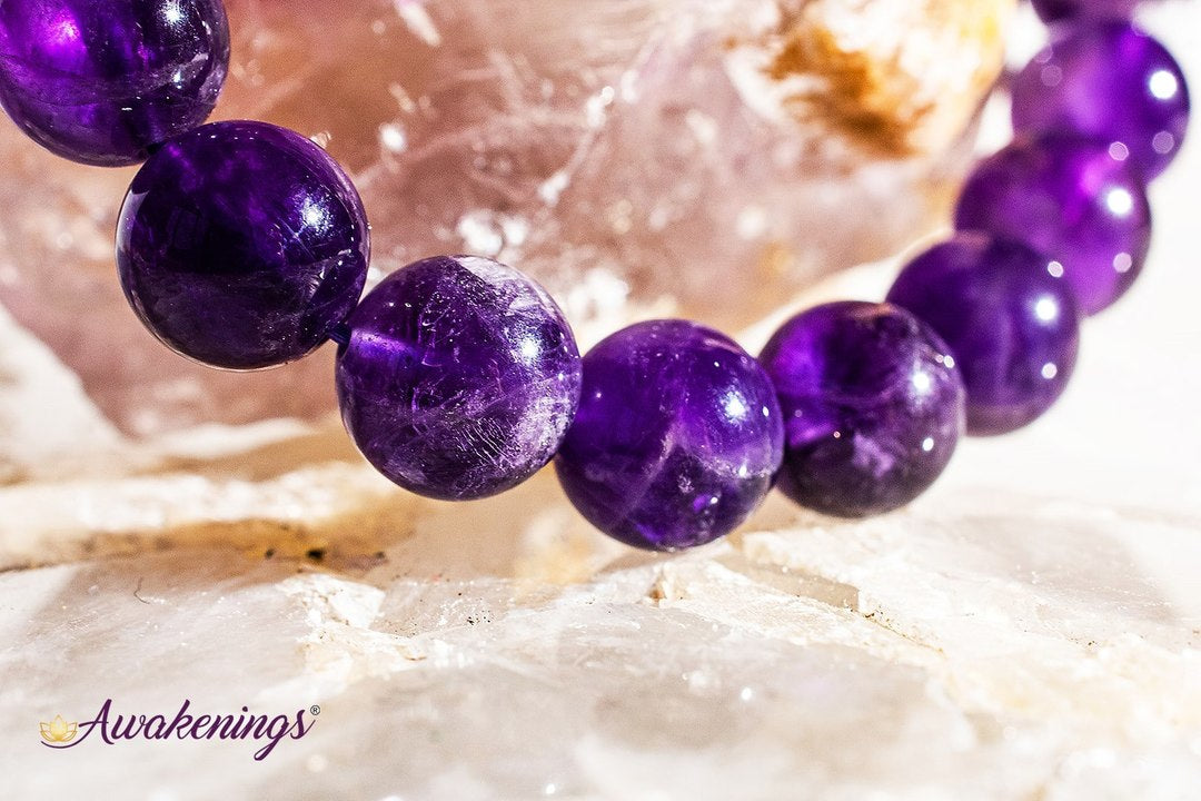 Amethyst Bracelet- 10mm