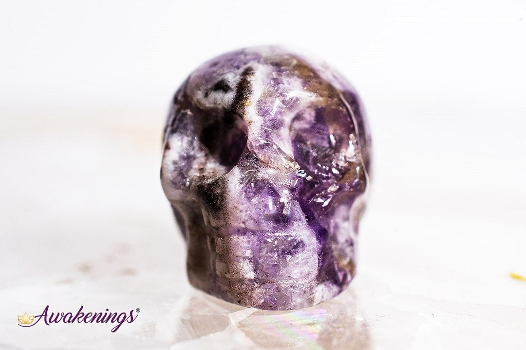 Amethyst Skull-Mini