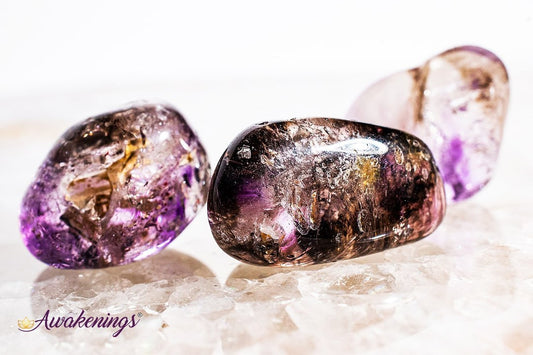 Light Brandberg Amethyst - Tumbled