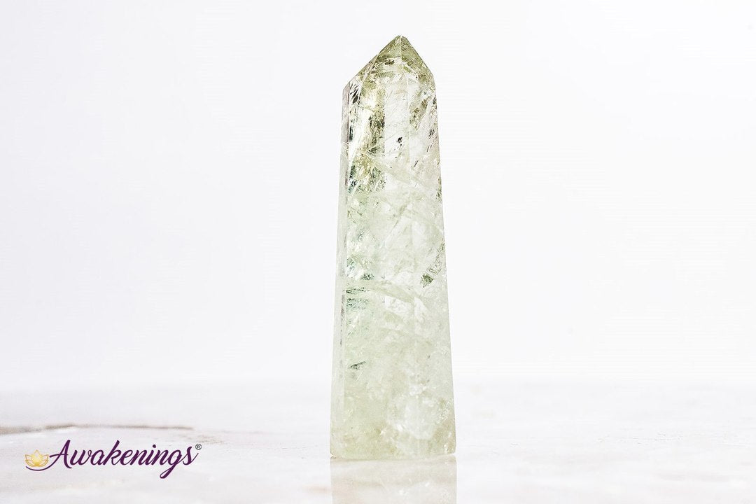 Prasiolite (Green Amethyst) Tower/Point/Generator- Small (2-3")