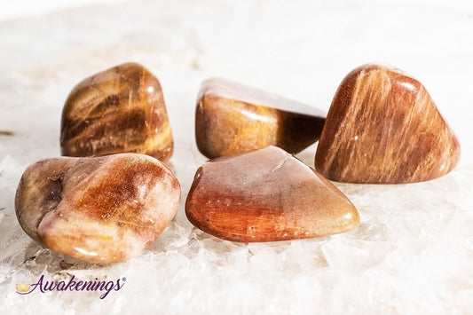 Golden Feldspar - Tumbled