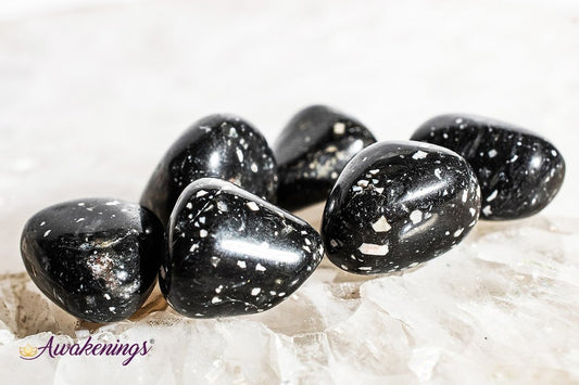 Black Flint/Chert- Tumbled