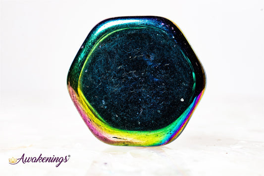 Magnetic Rainbow Hematite - Tumbled