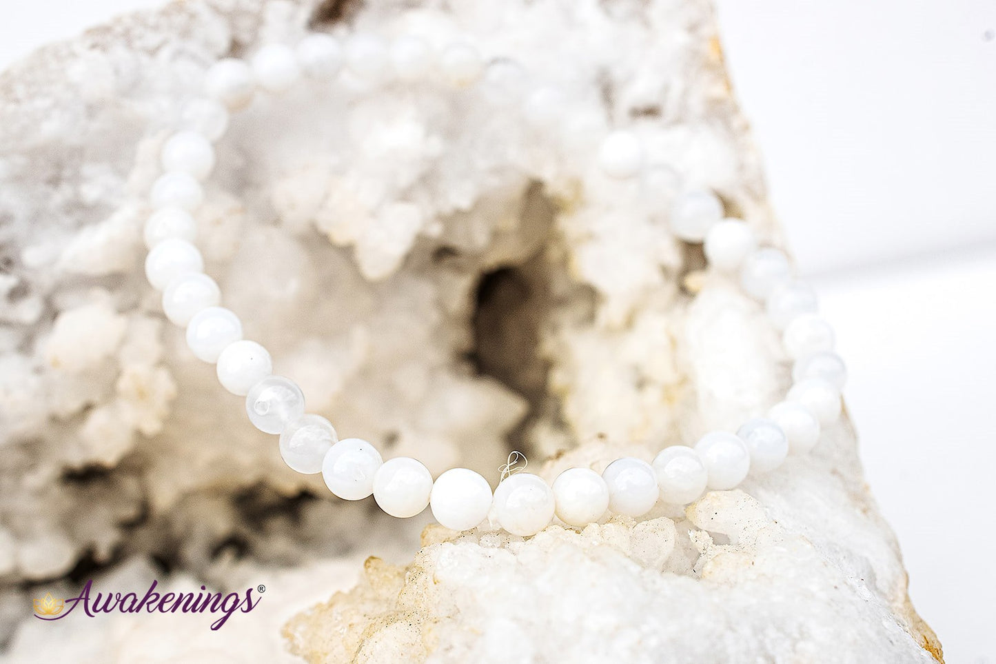 White Opal Bracelet - 4mm