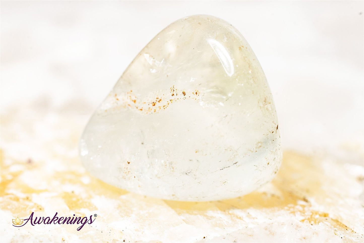 Clear Prasiolite- Tumbled