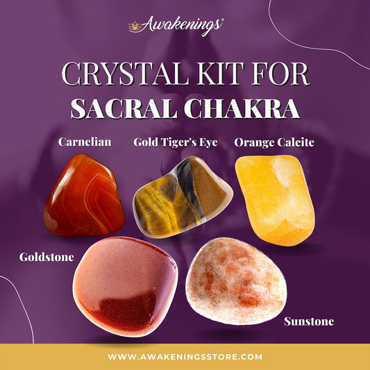 Sacral Chakra Crystal Kit