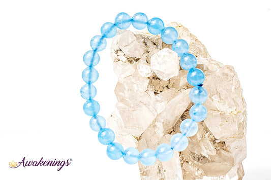 Blue Chalcedony Bracelet- 8mm