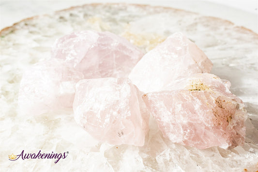 Rose Quartz - Medium Rough Raw Natural