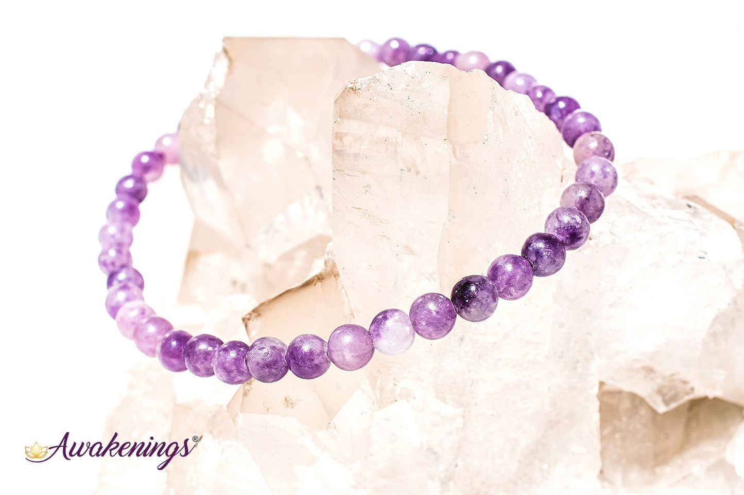 Lepidolite Bracelet-4mm