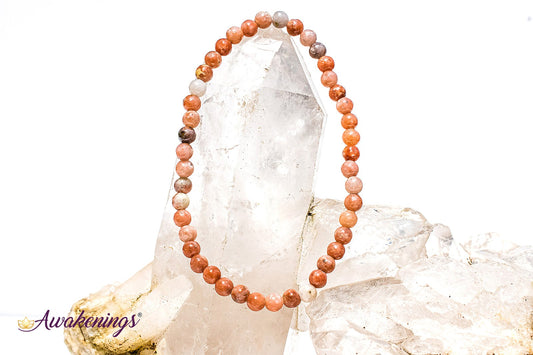 Pink Lepidolite Bracelet- (4-6mm)