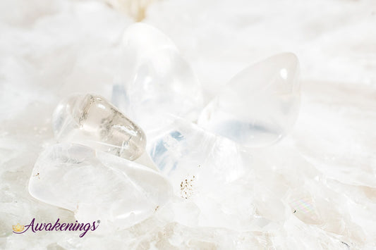 White Star Girasol Quartz (Milky) - Tumbled