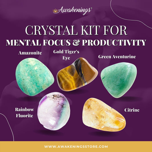 Mental Focus & Productivity Crystal Kit