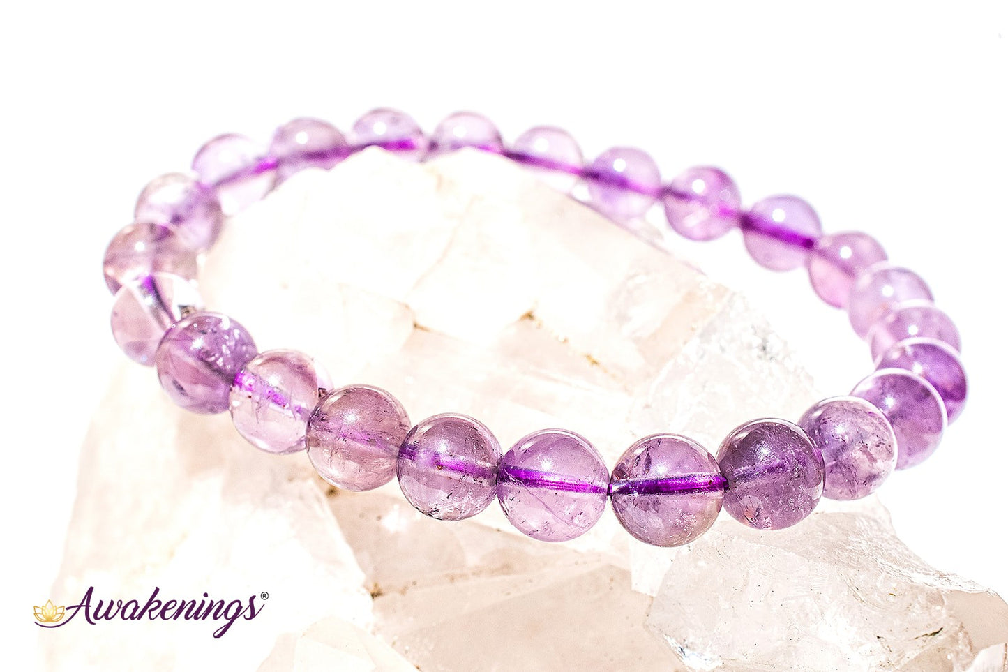 Lavender Amethyst Bracelet-8mm